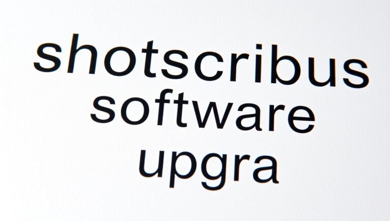 shotscribus software upgrade