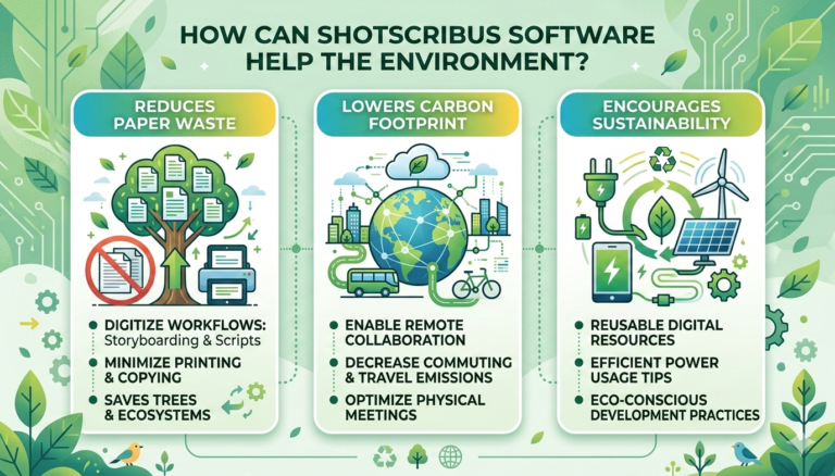 how can shotscribus software help the environment