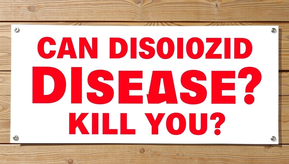can disohozid disease kill you